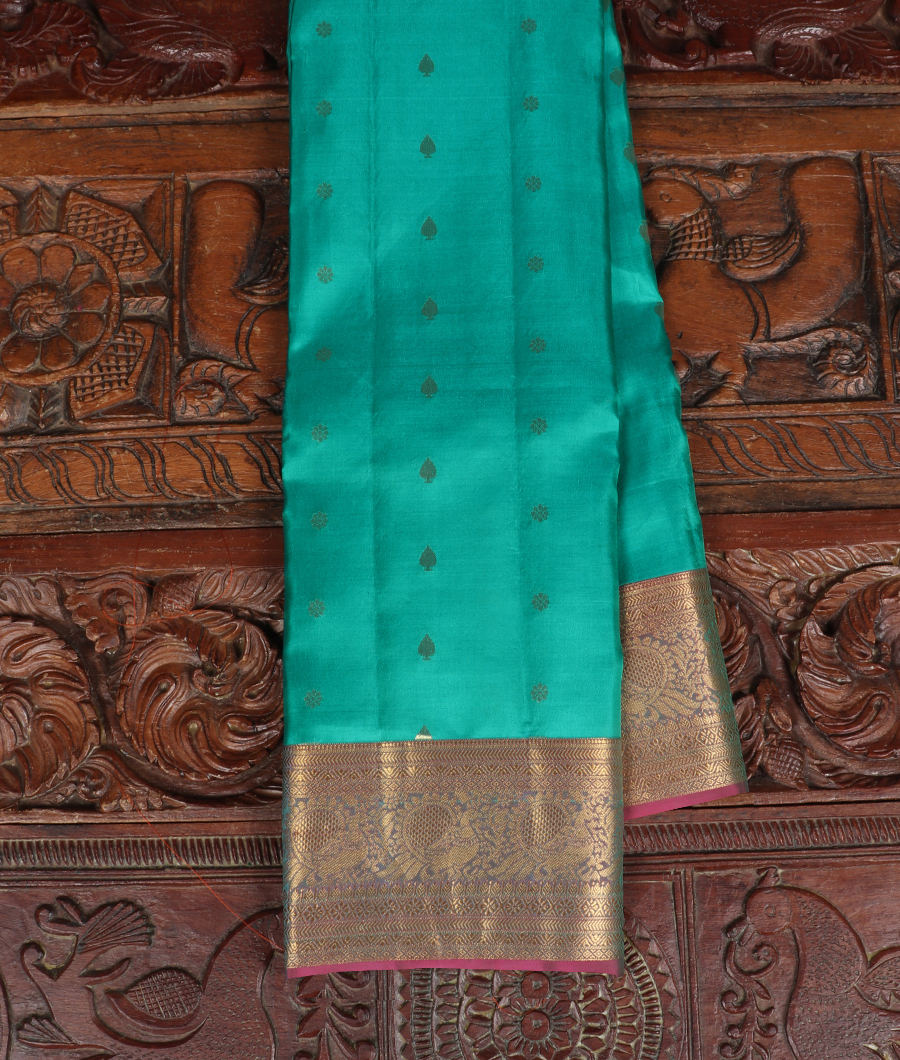 Green Soft Silk Saree T336411-image