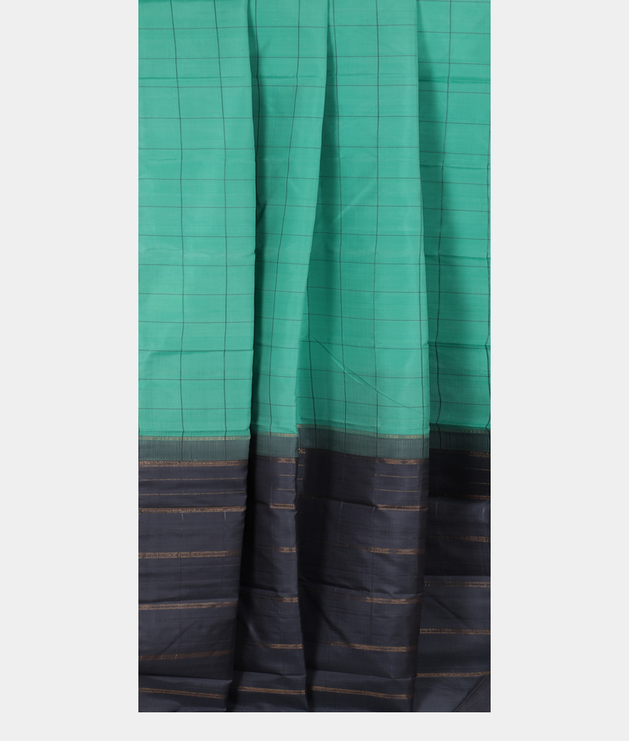 Green Handwoven Kanjivaram Silk Saree T2882822