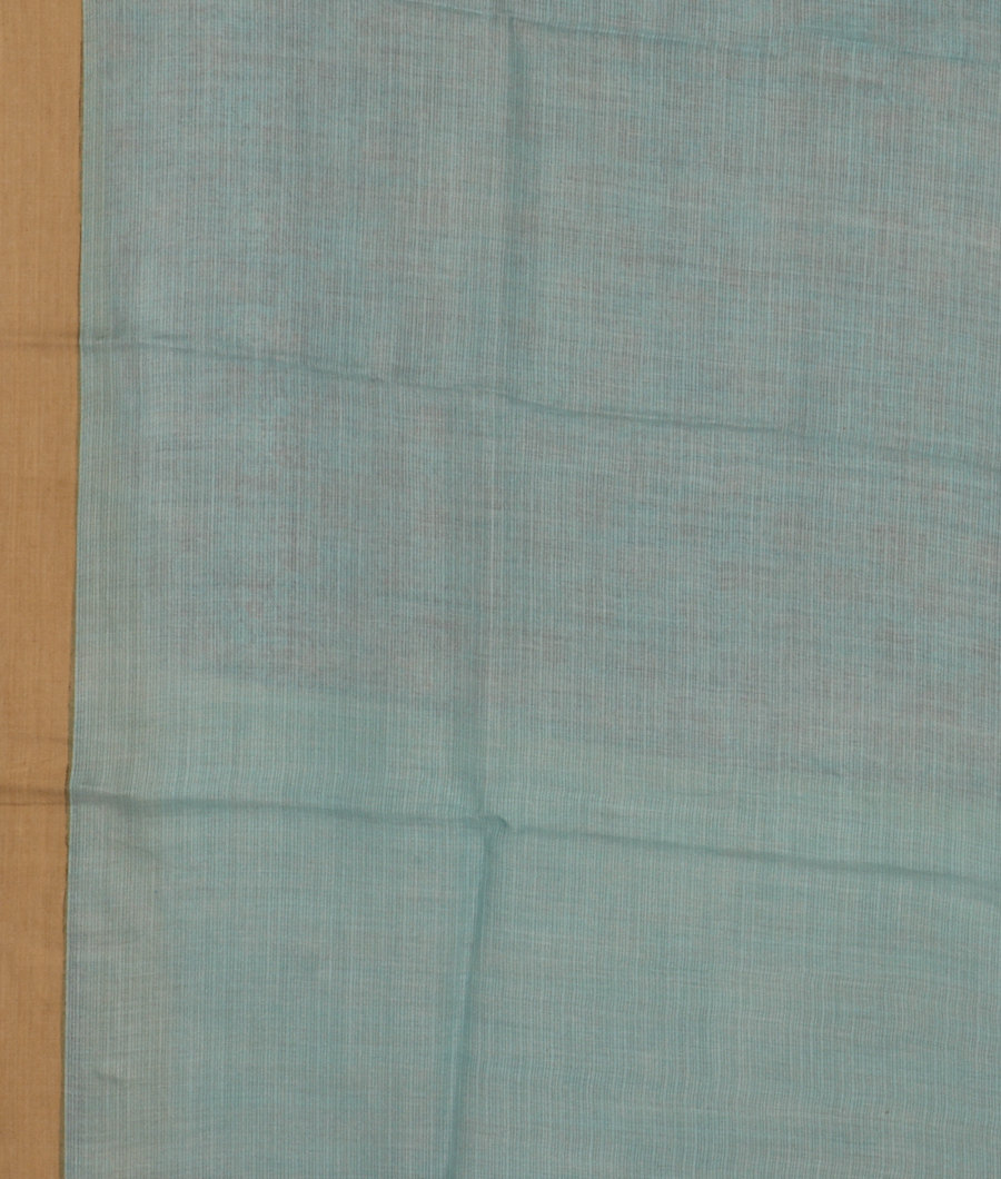 Light Blue Soft Printed Cotton Saree T3085143