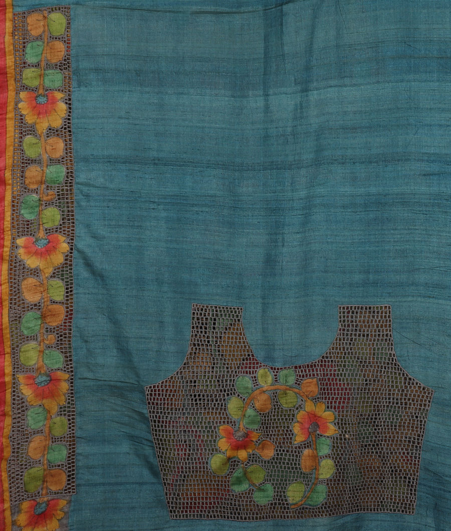 blue-tussar-cutwork-saree-t326125-t326125-c