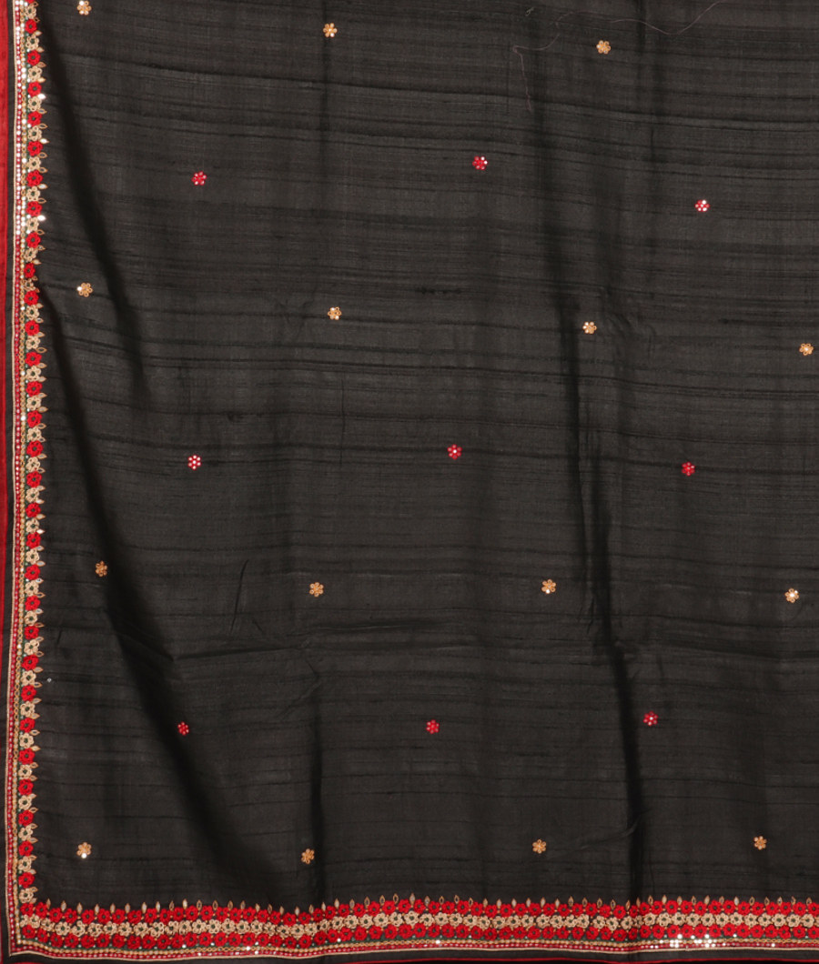 dark-grey-tussar-embroidery-saree-t335396-t335396-d