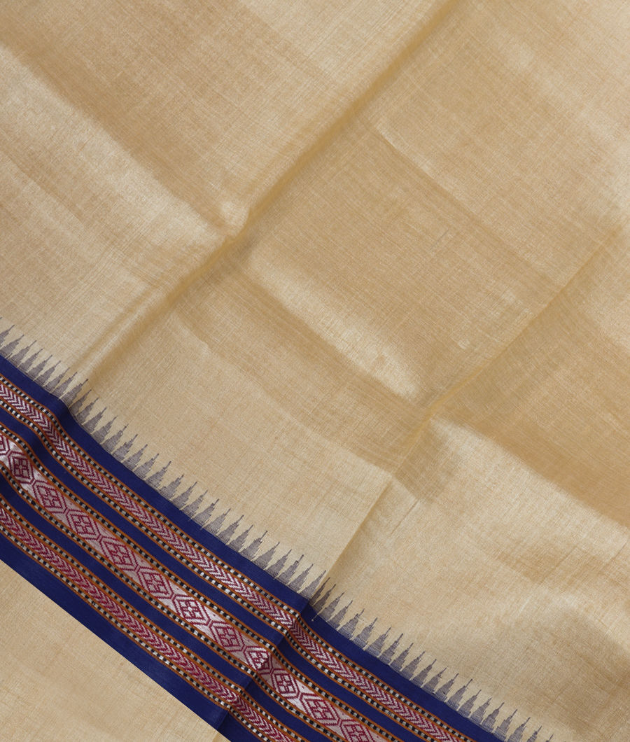 Beige Vidarbha Tussar Saree T332868-image