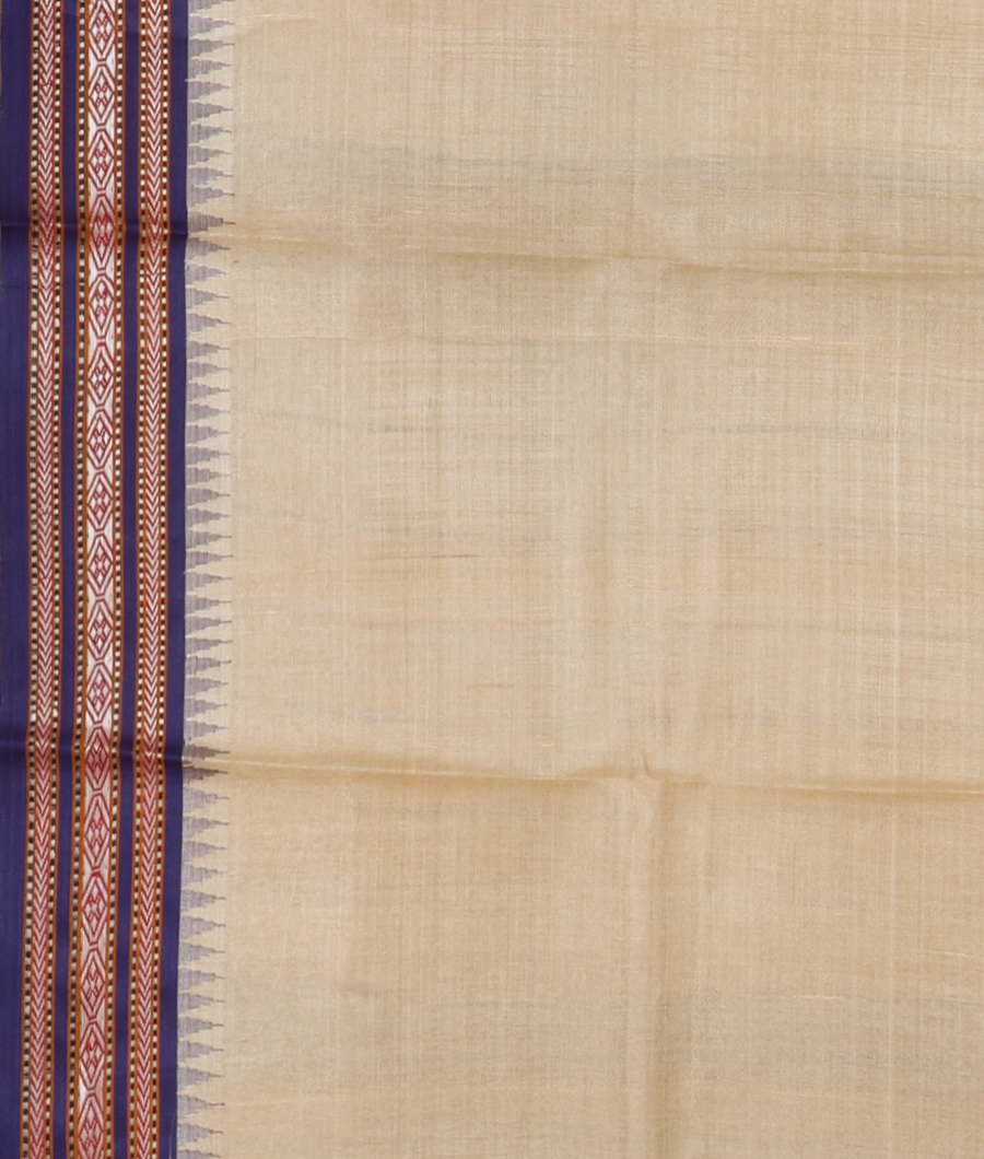 Beige Vidarbha Tussar Saree T3328683