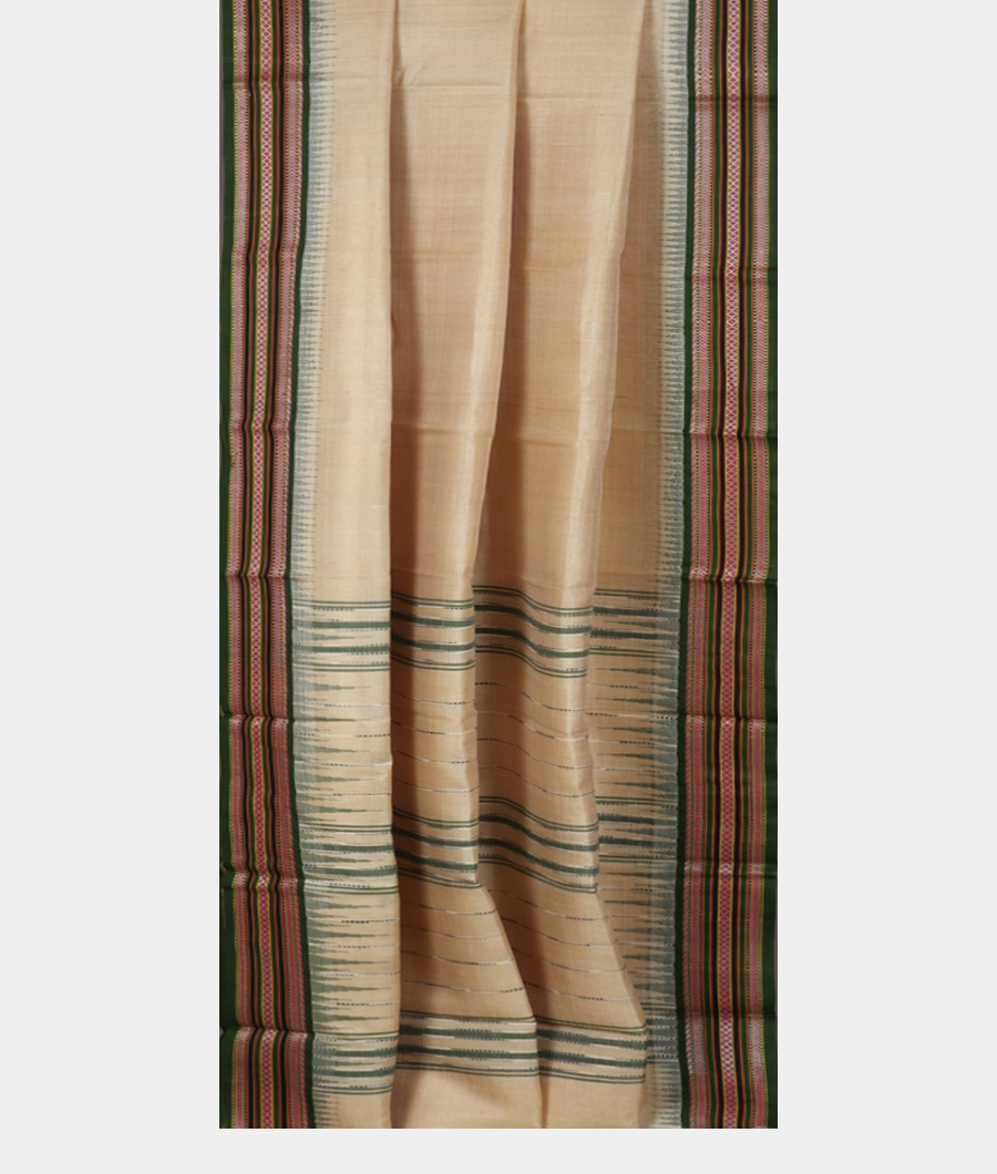 Beige Vidarbha Tussar Saree T3328622