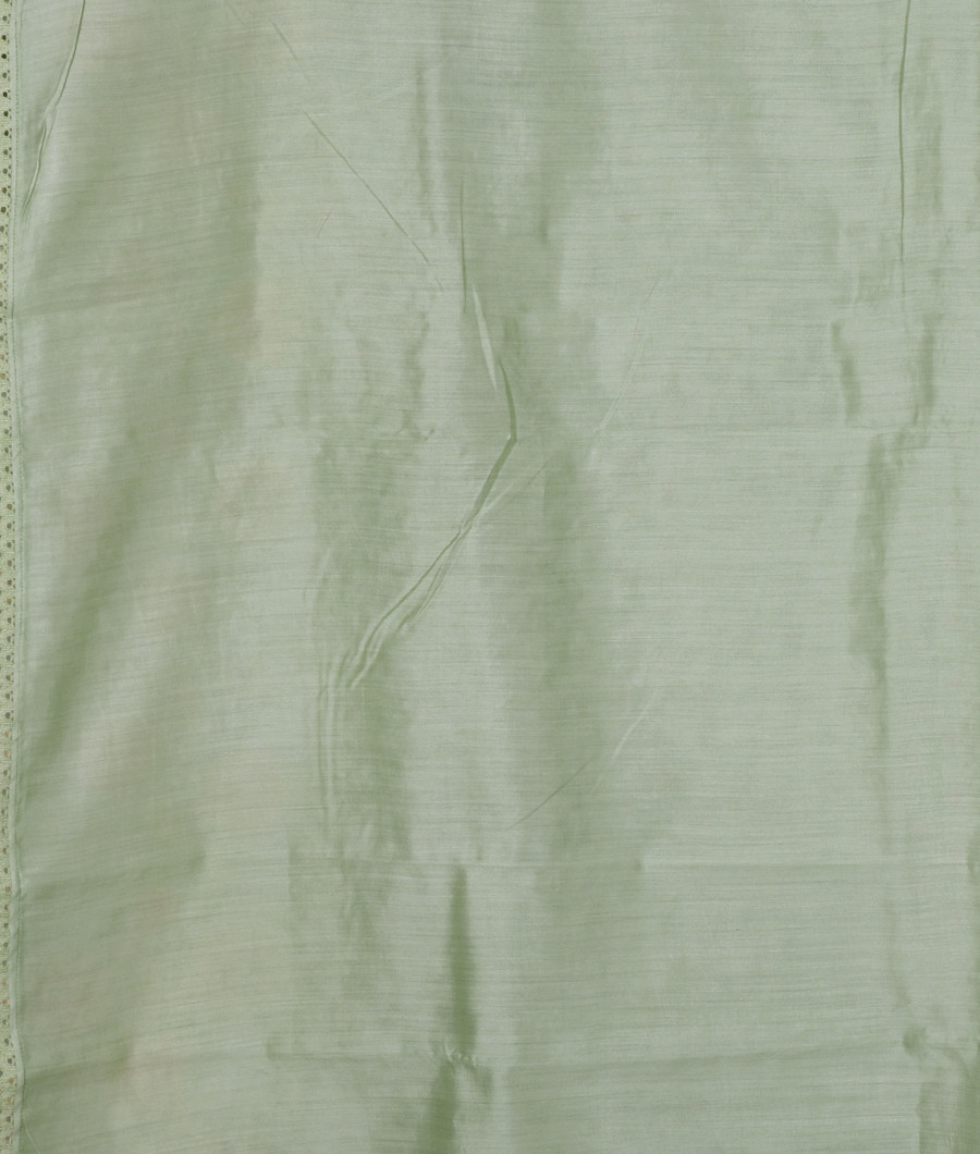 Green Kora Organza Embroidery Saree T3415373