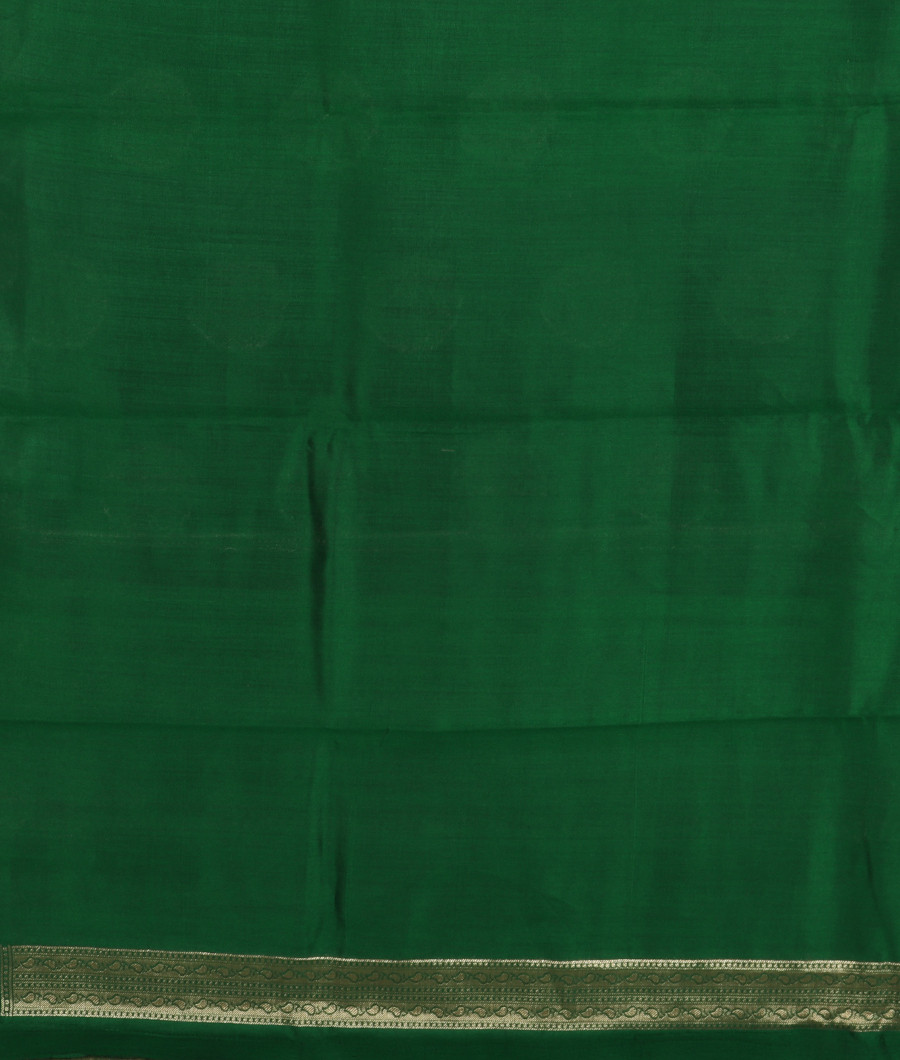 Bottle Green Chaniya Silk Saree T3304163