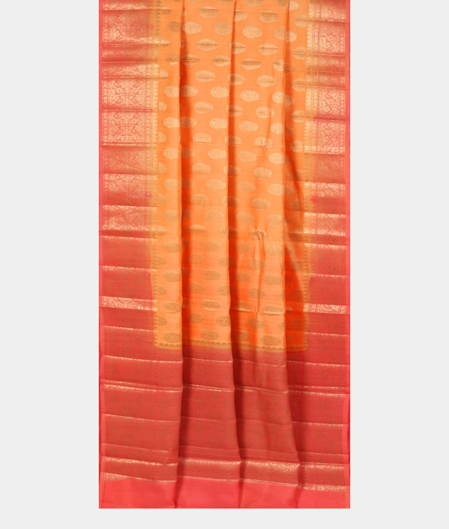 Peach Chaniya Silk Saree T3412342