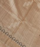 Beige Tussar Embroidery Saree T3048121
