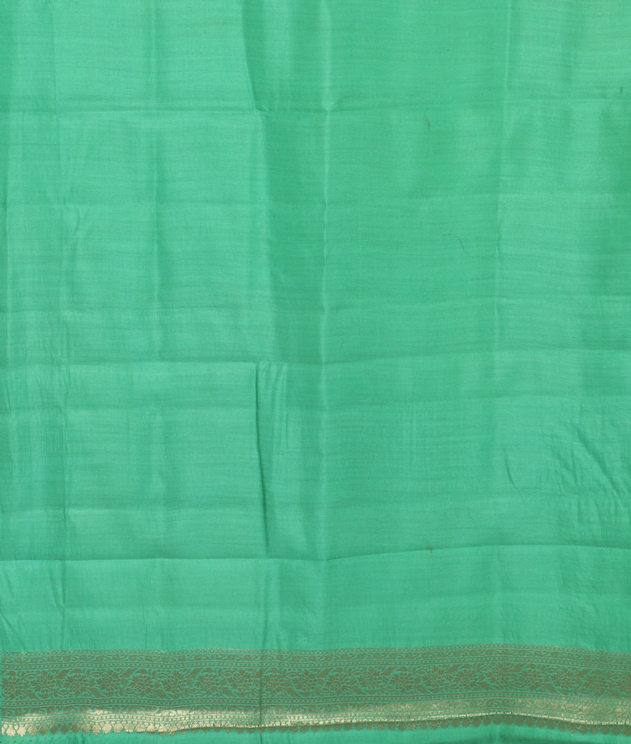 Green Chaniya Silk Saree T3412213