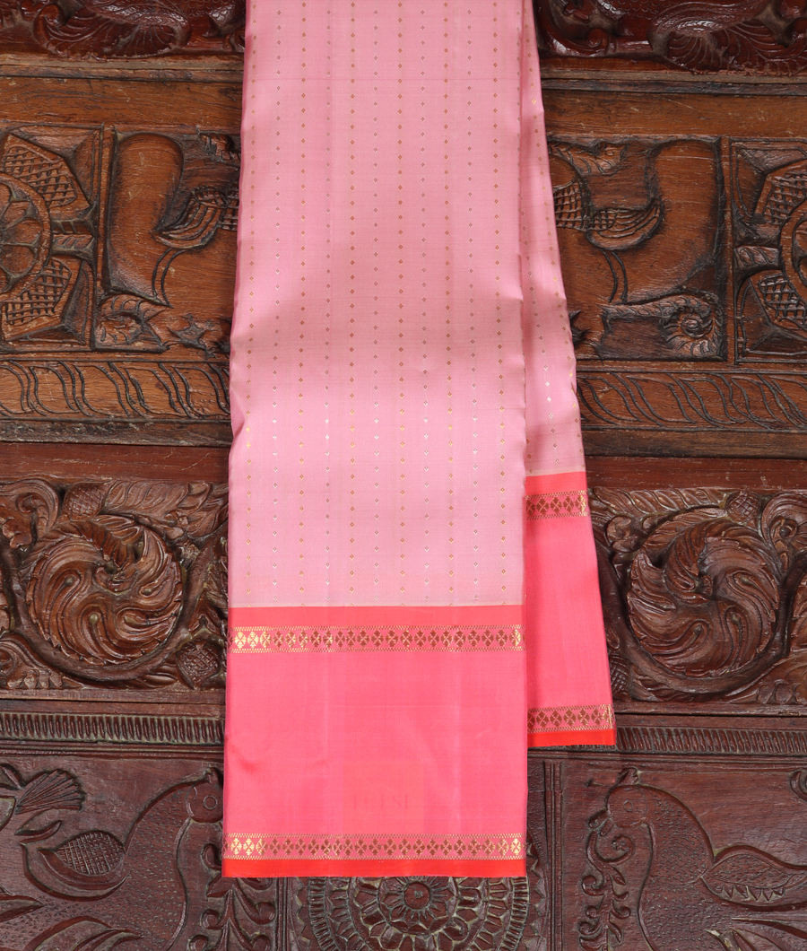 Pink Handwoven Kanjivaram Silk Saree T341893-image