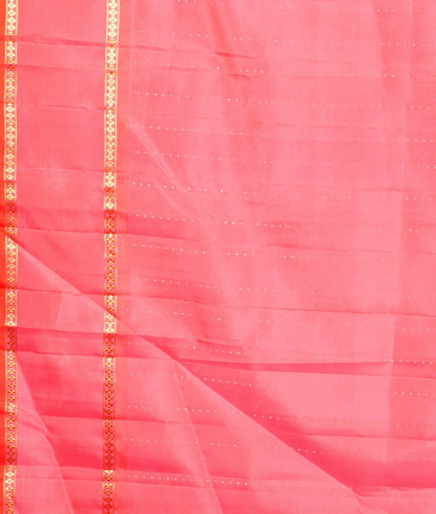 Pink Handwoven Kanjivaram Silk Saree T3418933