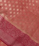 Peach Banaras Tussar Saree T3399421