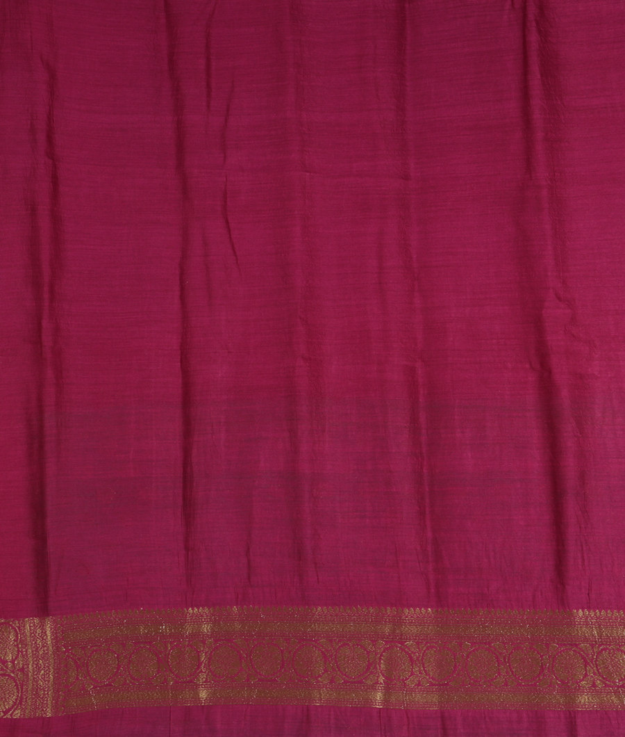 Green Banaras Tussar Saree T3399763