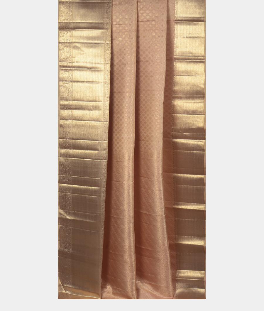 Cream Handwoven Kanjivaram Silk Saree T3323802