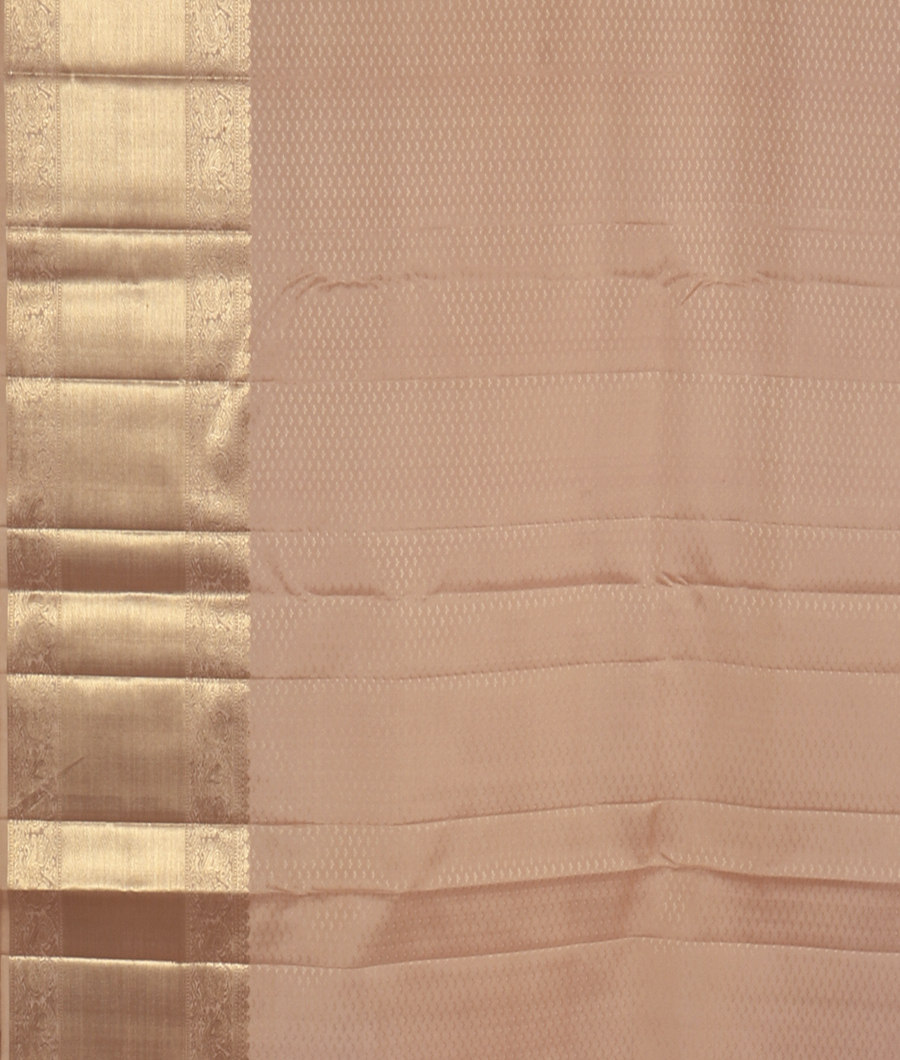 Cream Handwoven Kanjivaram Silk Saree T3323803