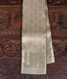 Light Grey Handwoven Kanjivaram Silk Saree T3252231
