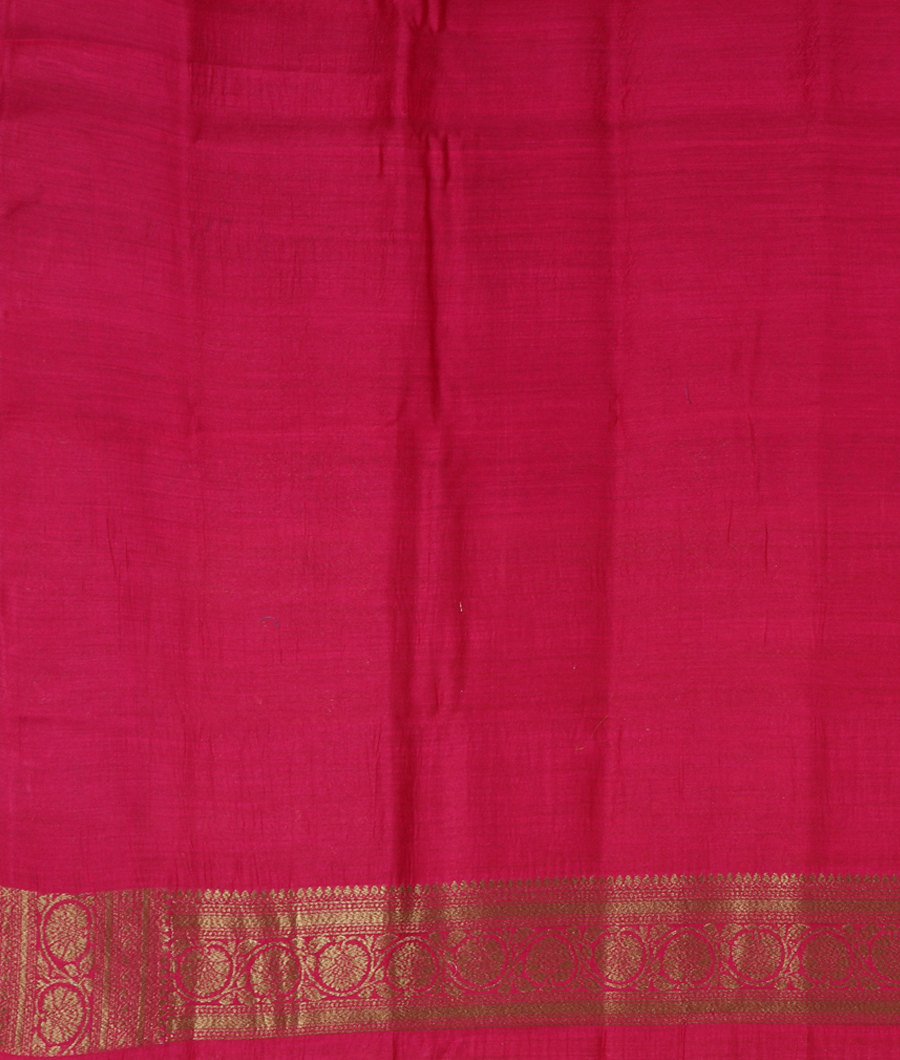 Yellow Banaras Tussar Saree T3399753