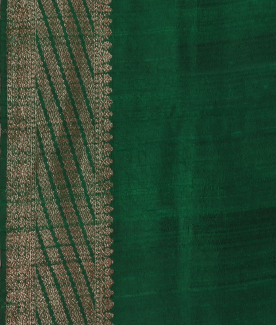 Burgundy Banaras Tussar Saree T3393043