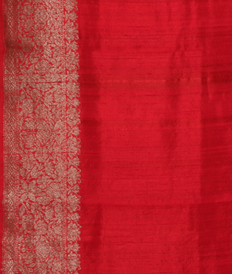 Yellow Banaras Tussar Saree T3184153