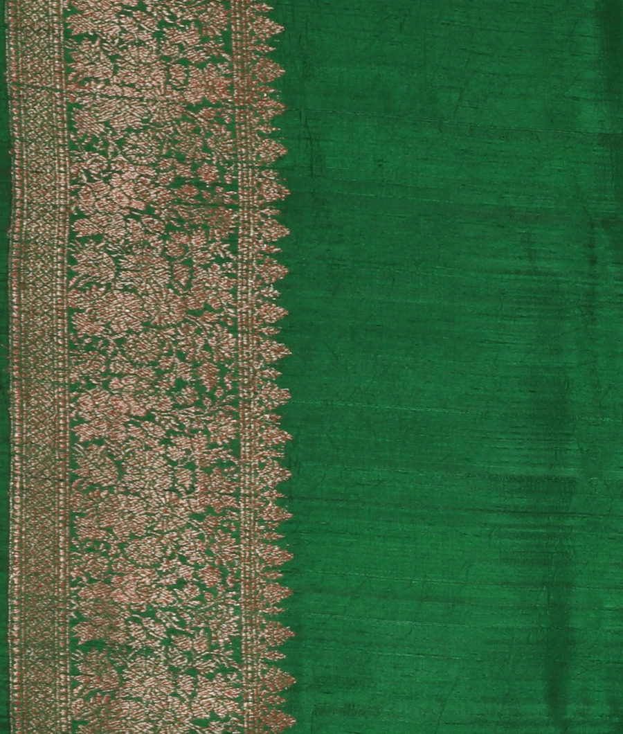 Red Banaras Tussar Saree T3303813