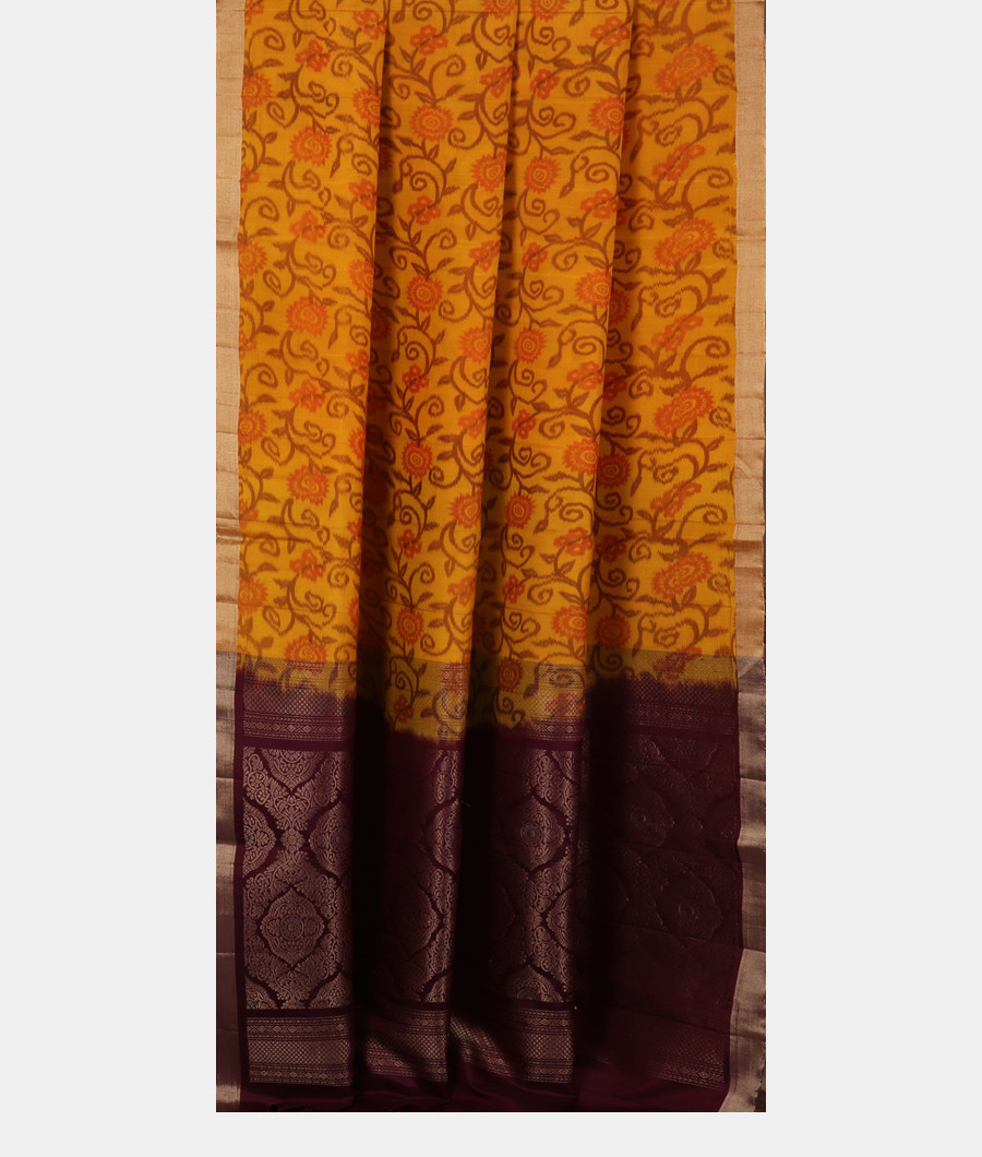 Yellow Soft Silk Saree T3404902