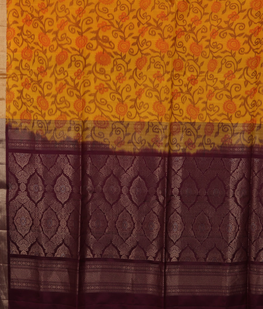 Yellow Soft Silk Saree T3404904