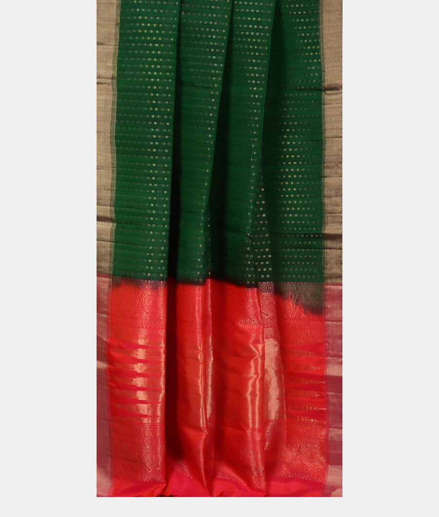 Green Soft Silk Saree T3425642