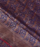 Blue Banaras Silk Saree T3358071