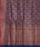 Blue Banaras Silk Saree T3358074