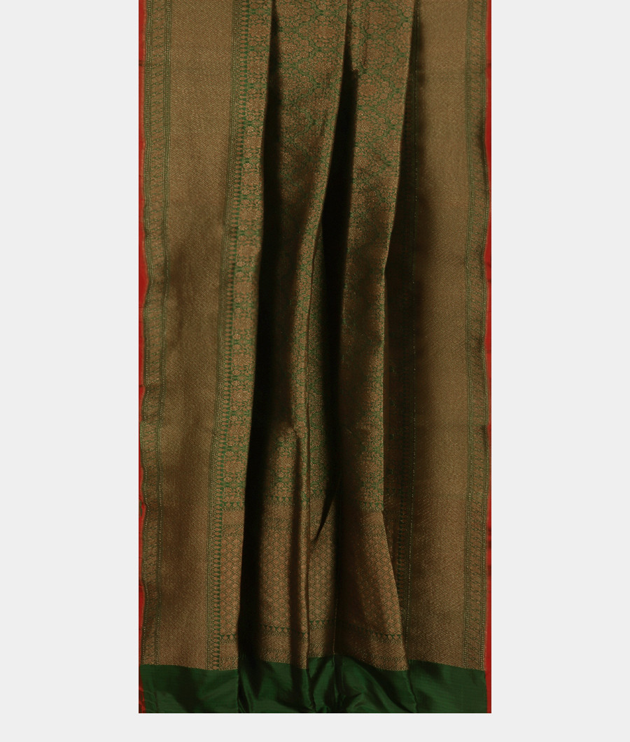 Green Banaras Silk Saree T3357812
