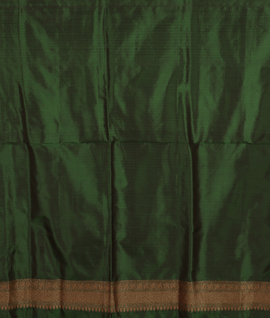 Green Banaras Silk Saree T3357813