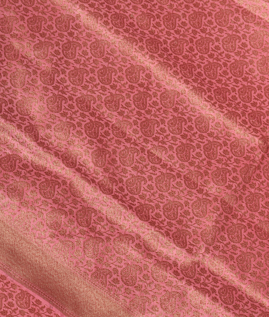 Pink Banaras Silk Saree T335798-image