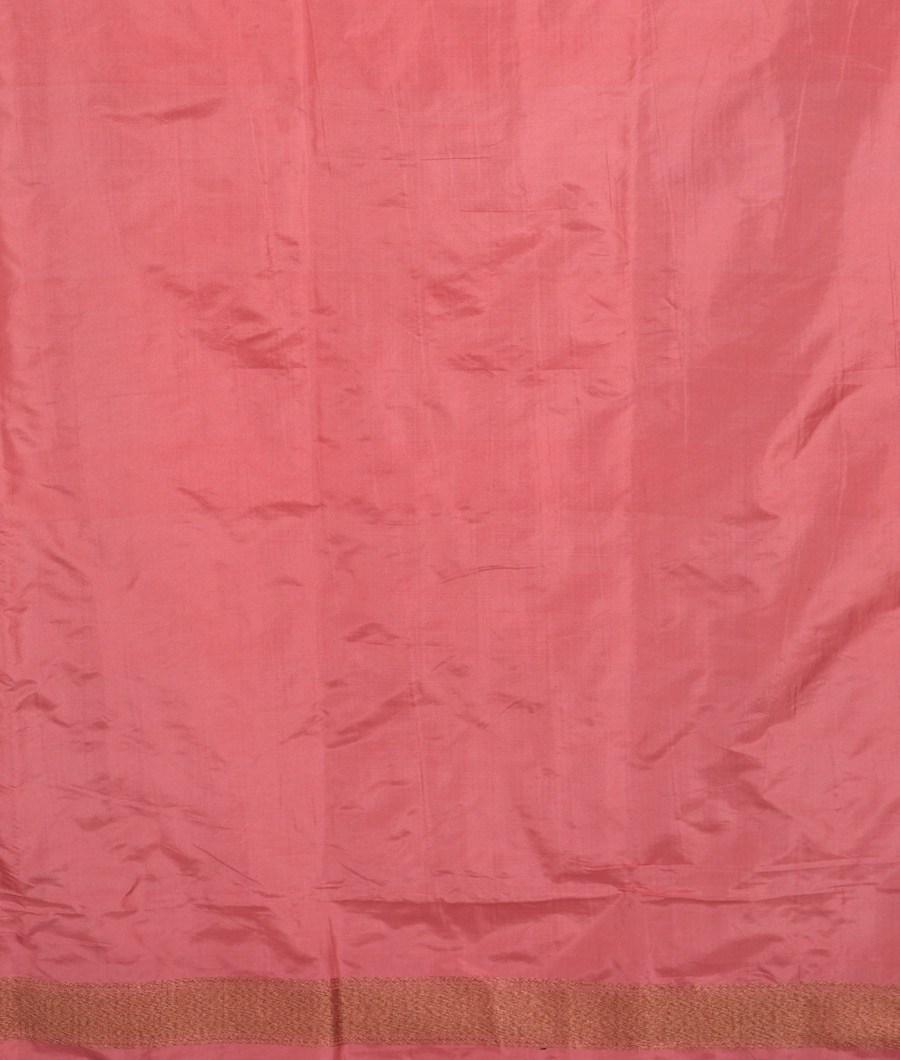 Pink Banaras Silk Saree T3357983