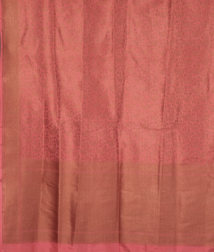 Pink Banaras Silk Saree T3357984
