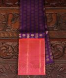Purple Handwoven Kanjivaram Silk Pavadai T3402001