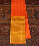 Orange Handwoven Kanjivaram Silk Pavadai T3179051