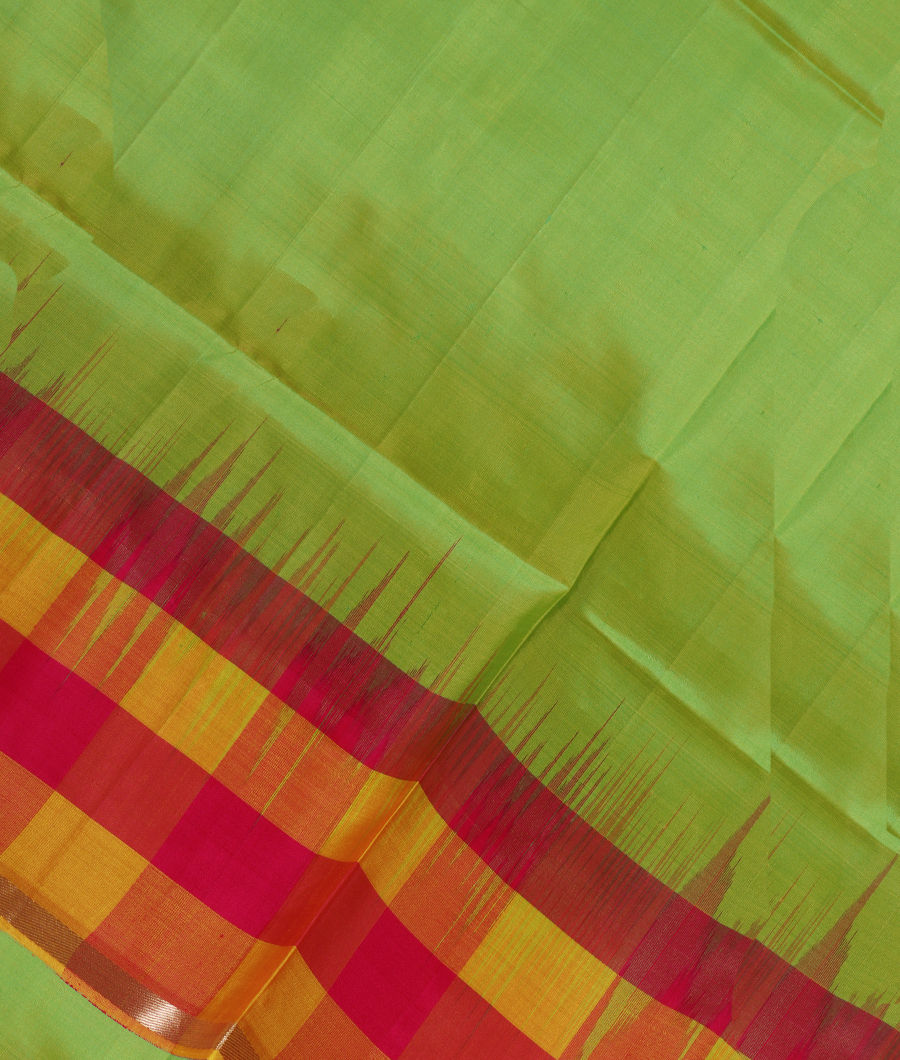 Yellowish Green Soft Silk Saree T337406-image