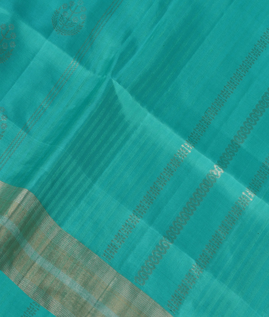 Blue Soft Silk Saree T342302-image