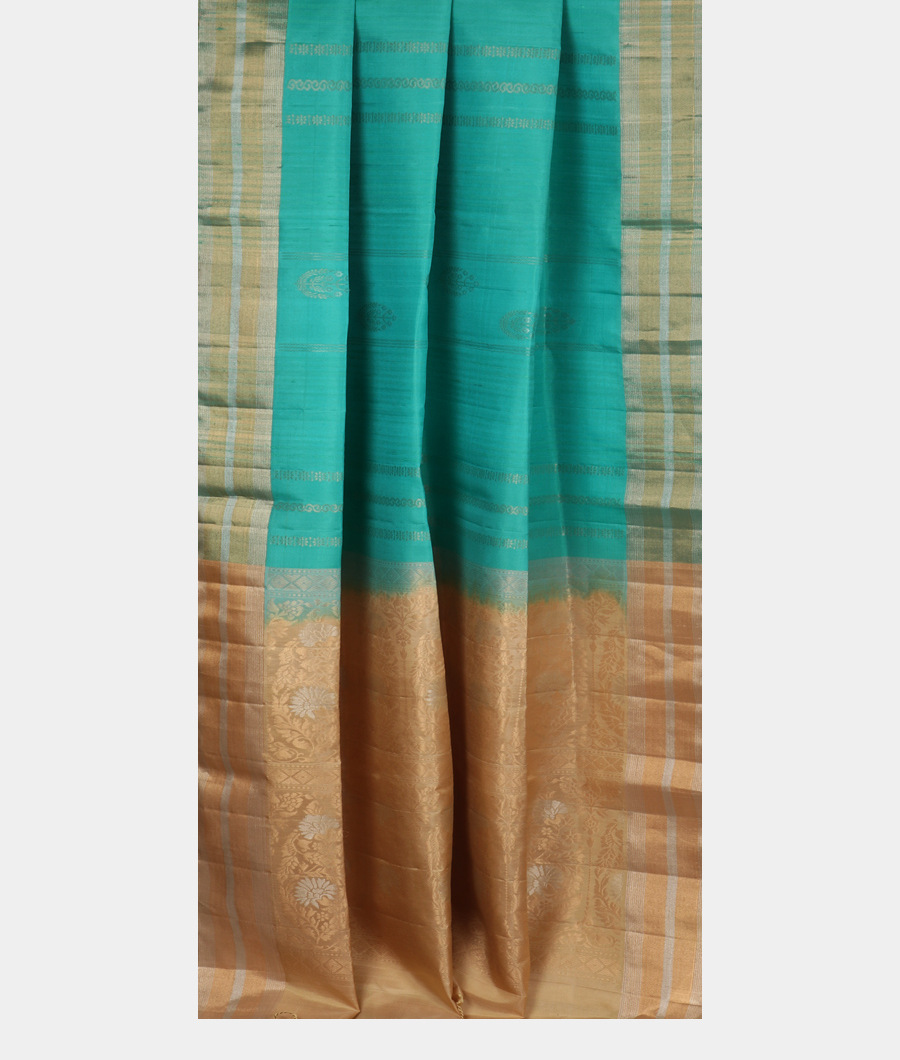 Blue Soft Silk Saree T3423022