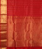 Red Handwoven Kanjivaram Silk Saree T2612824