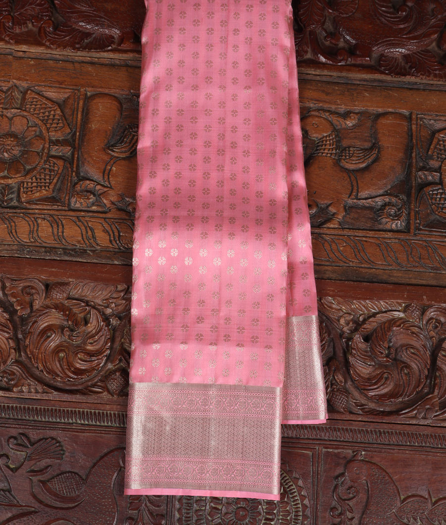 Pink Handwoven Kanjivaram Silk Saree T340664-image