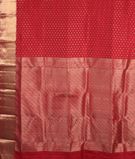 Red Handwoven Kanjivaram Silk Saree T3264514