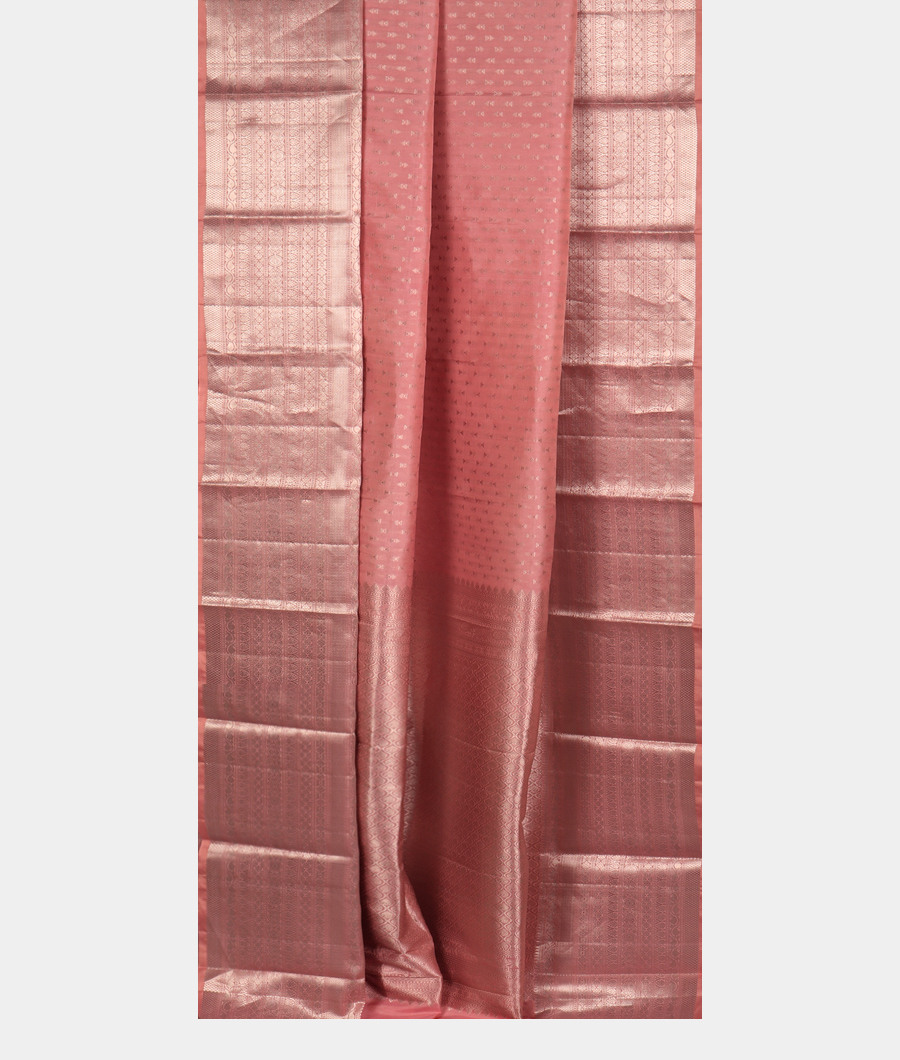 Pink Handwoven Kanjivaram Silk Saree T3406582