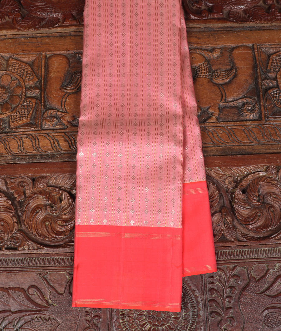 Pink Handwoven Kanjivaram Silk Saree T335343-image
