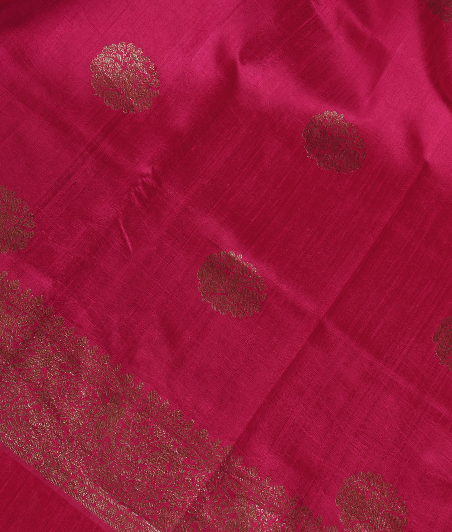 Pink Banaras Tussar Saree T330386-image