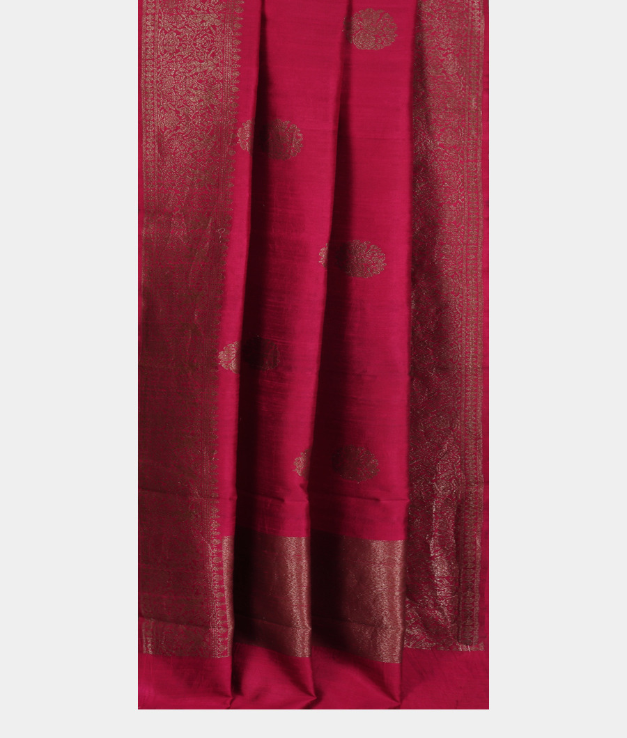 Pink Banaras Tussar Saree T3303862