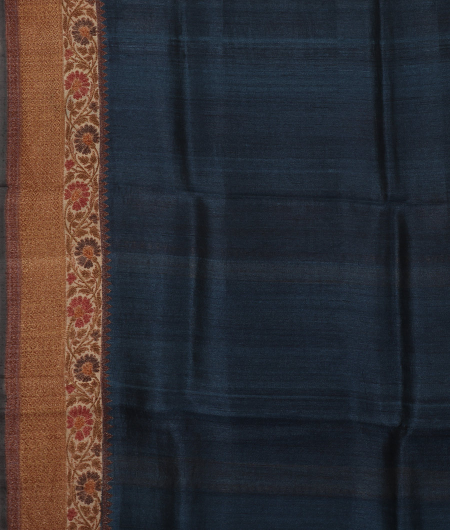 Grey Banaras Tussar Saree T3322243