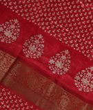 Red Soft Printed Cotton Saree T3431141