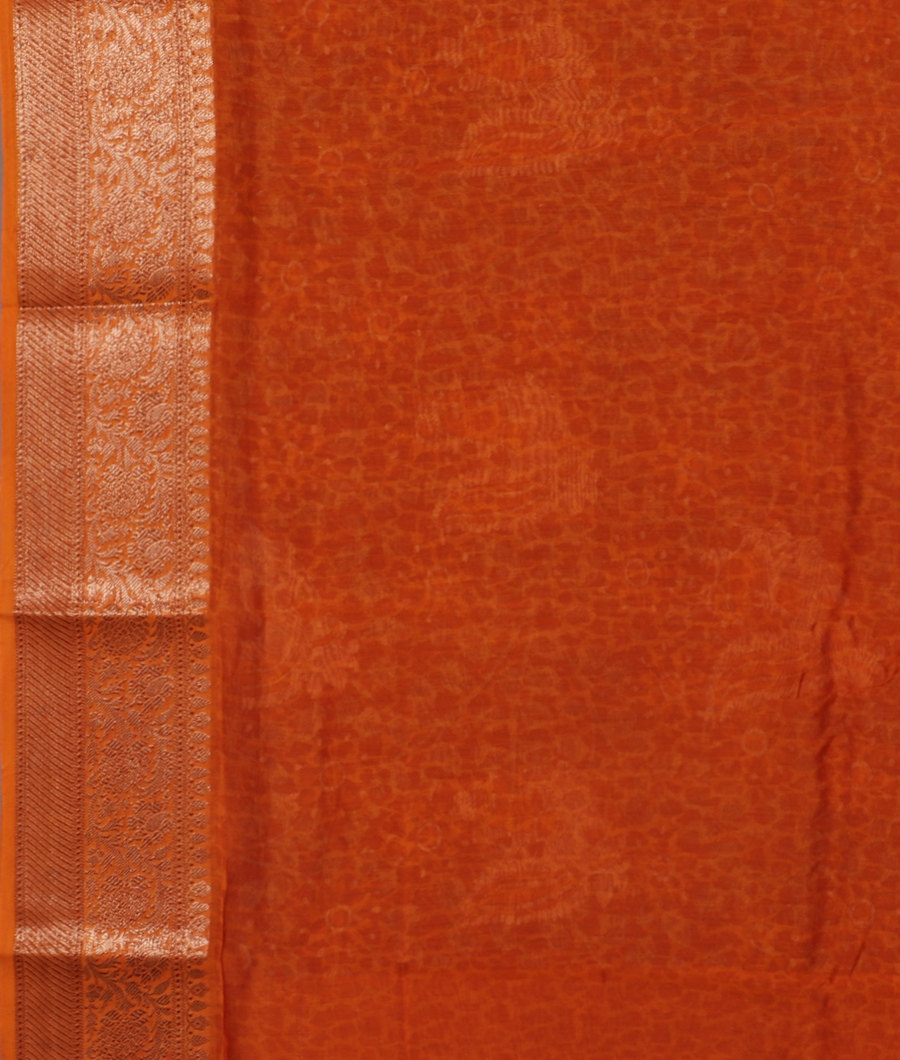 Maroon Soft Printed Cotton Saree T3431313