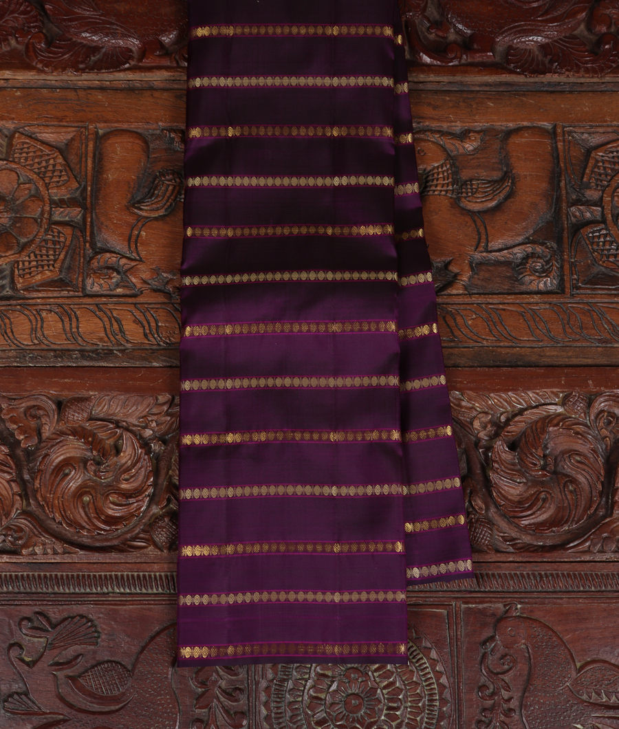 Purple Handwoven Kanjivaram Silk Saree T334920-image